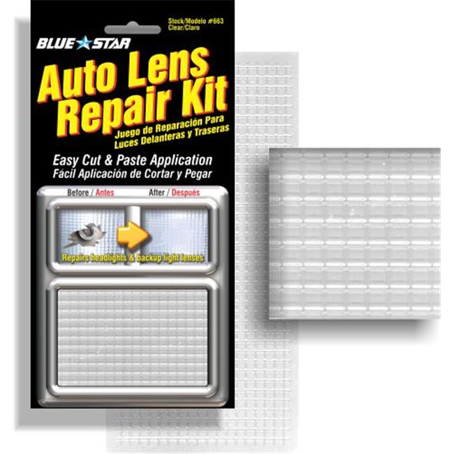 Blue Star 663 Auto Lens Repair Kit- Clear Textured