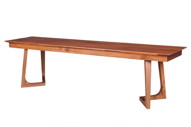CB-1022-03 Godenza Bench- Walnut - Brown