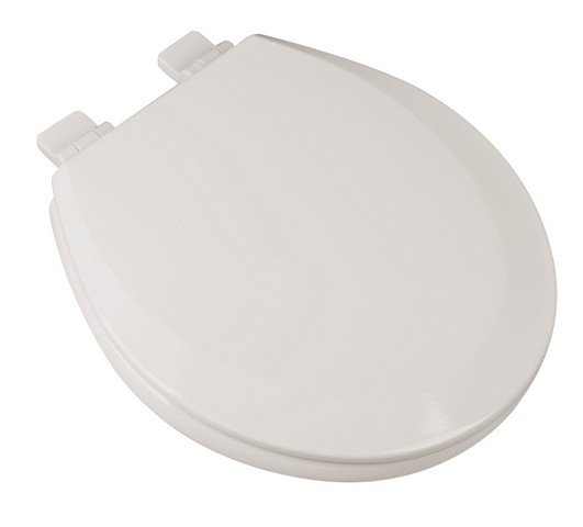 Slow Close Premium Round Molded Wood Toilet Seat- Biscuit