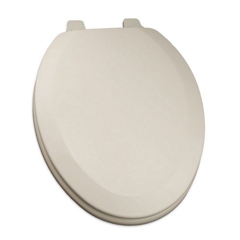 Picture of Plumbing Technologies 1F1E3-02 Deluxe Molded Wood Elongated Toilet Seat- Biscuit & Linen