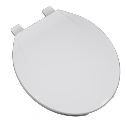 3F1R1-00 Deluxe Plastic Round Front Contemporary Design Toilet Seat- White