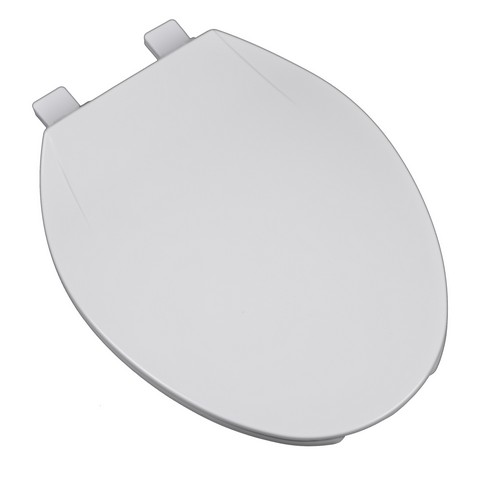 3F1E1-00 Deluxe Plastic Round Front Contemporary Design Toilet Seat- White
