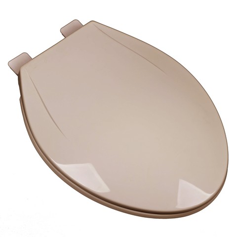2F1E6-30 Slow Close Plastic Elongated Contemporary Design Toilet Seat- Fawn Beige