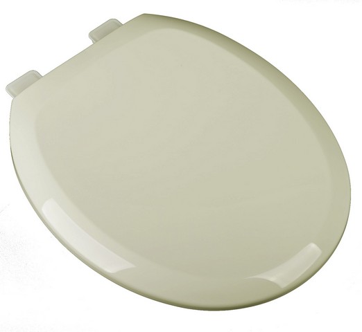 2F1R8-01 Slow Close Premium Plastic Round Toilet Seat- Bone