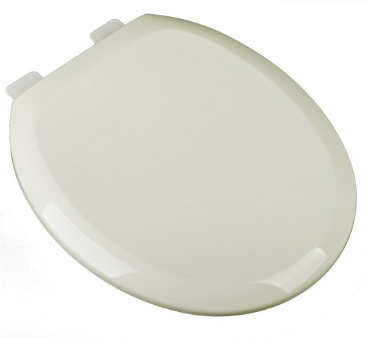 2F1R8-02 Slow Close Premium Plastic Round Toilet Seat- Linen - Biscuit