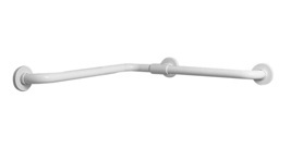 G25JBS03W1 Contractor Series Corner White Grab Bar