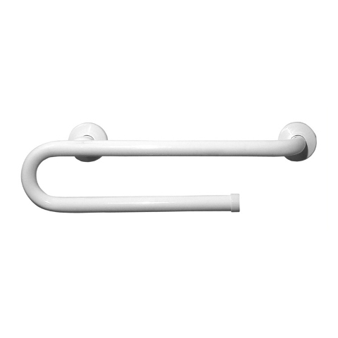 G40JEL02W1 Grab Bar with Towel Holder Left , White