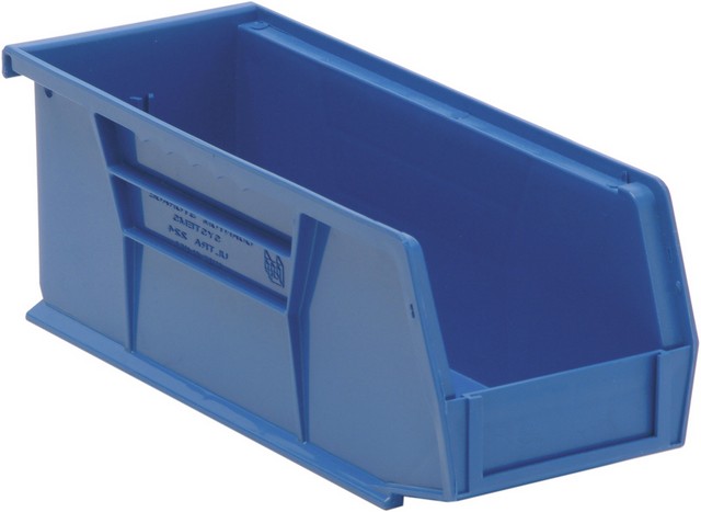 Ultra Stack & Hang Bin, Blue - 10.87 x 4.12 x 4 in.