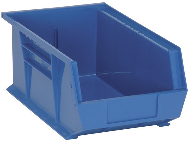 Ultra Stack & Hang Bin, Blue - 13.62 x 8.25 x 6 in.