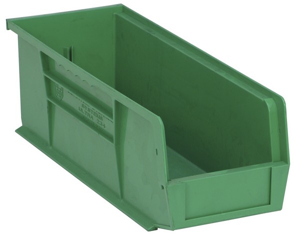 Ultra Stack & Hang Bin, Green - 14.75 x 5.5 x 5 in.