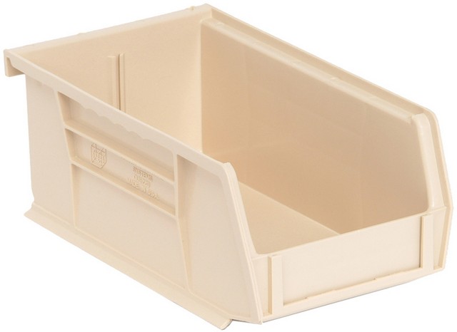 Quantum Storage QUS220IV Ultra Stack & Hang Bin- Ivory - 7.37 x 4.12 x 3 in -  Quantum Storage Systems