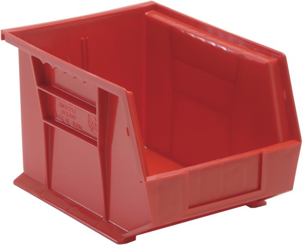 Ultra Stack & Hang Bin, Red - 10.75 x 8.25 x 7 in.