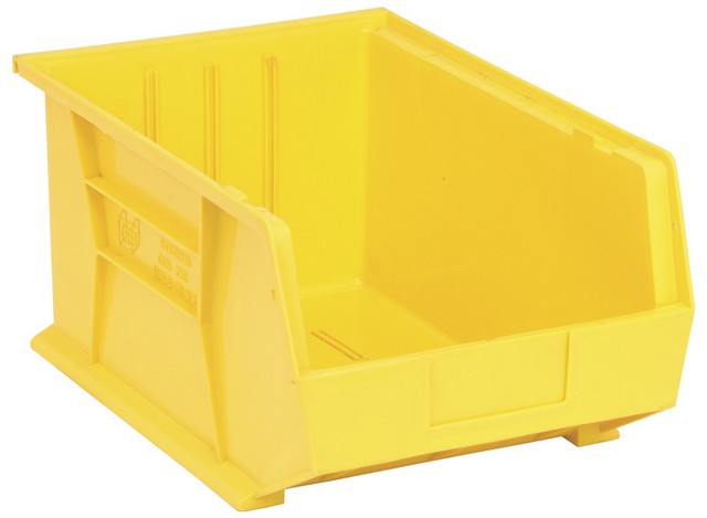 Ultra Stack & Hang Bin, Yellow - 16 x 11 x 8 in.