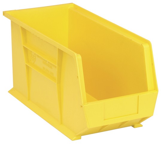 Ultra Stack & Hang Bin, Yellow - 18 x 8.25 x 9 in.
