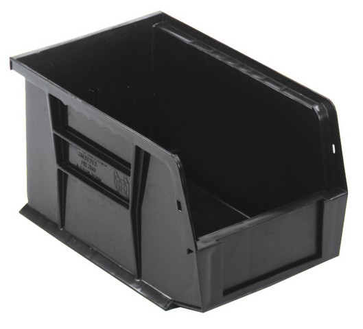Ultra Stack & Hang Bin, Black - 9.25 x 6 x 5 in.