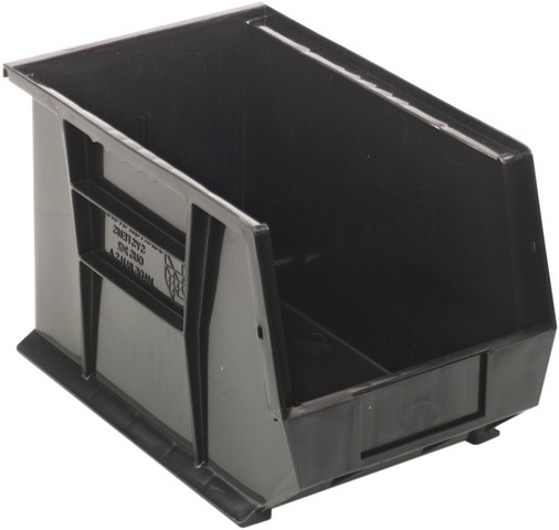 Ultra Stack & Hang Bin, Black - 13.62 x 8.25 x 8 in.