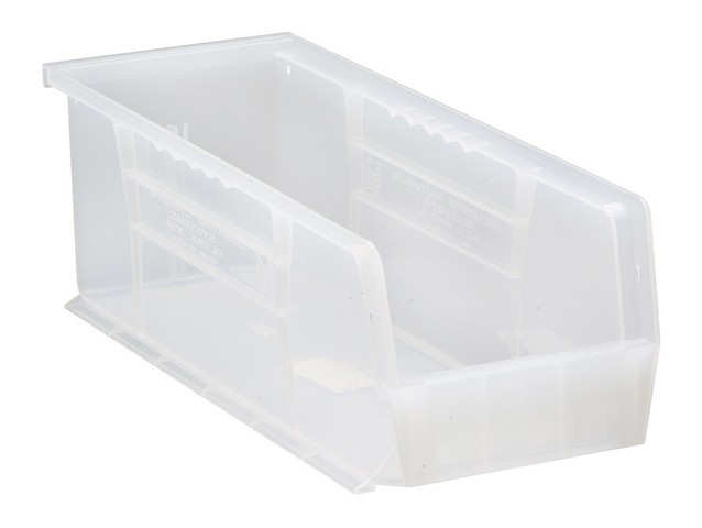 Picture of Quantum Storage QUS234CL Ultra Stack & Hang Bin&#44; Clear - 14.75 x 5.5 x 5 in.