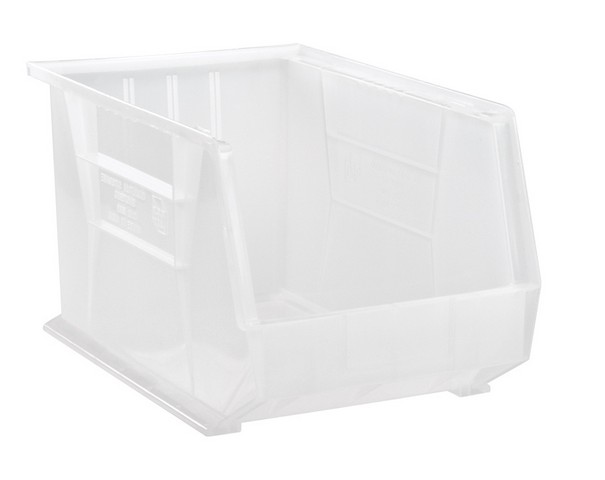 Ultra Stack & Hang Bin, Clear - 18 x 11 x 10 in.