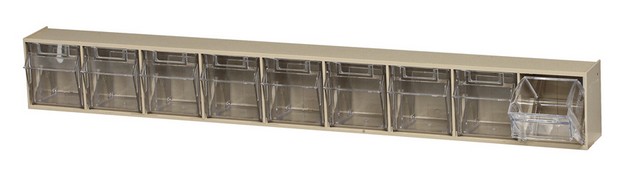 Clear Tip Out Bins- Ivory - 2.2 x 23.62 x 3.12 in.