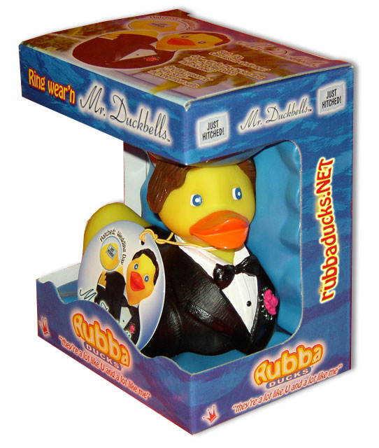 Picture of Rubba Ducks RD00065 Mr Duckbells Gift Box