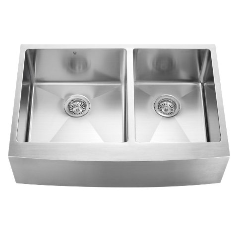 Picture of SFC AP3320D Apron Double Bowl Kitchen Sink- 32.875 x 22.25 x 10 in.
