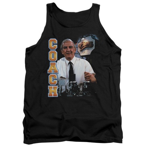Cheers-Coach - Adult Tank Top - Black- 2X