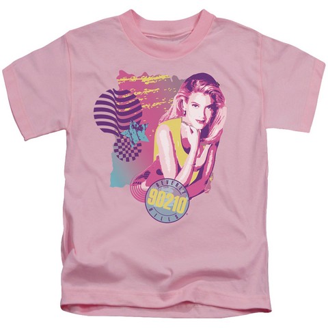 90210-Donna - Short Sleeve Juvenile 18-1 Tee - Pink- Small 4
