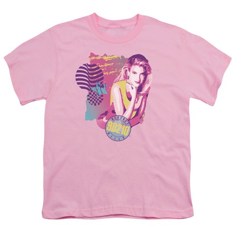 90210-Donna - Short Sleeve Youth 18-1 Tee - Pink- Small