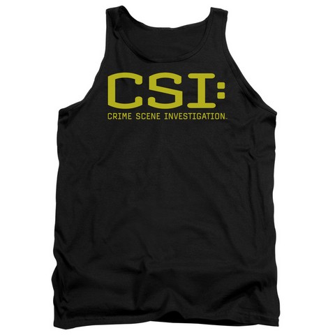 Csi-Logo - Adult Tank Top - Black- Large