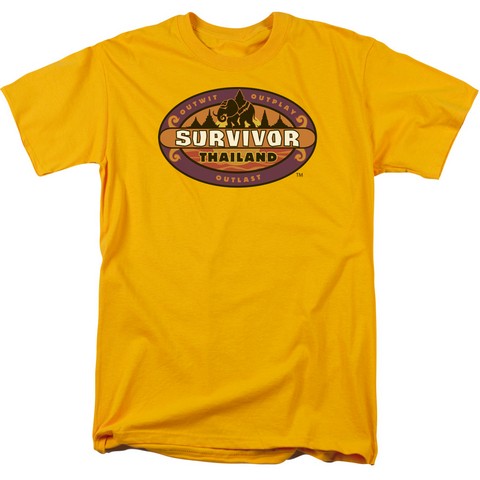 Survivor-Thailand - Short Sleeve Adult 18-1 Tee - Gold- Medium