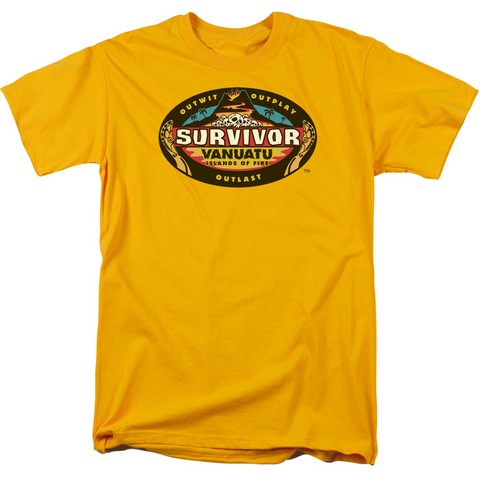 Survivor-Vanuatu 18-1 Tee - Gold- 3X