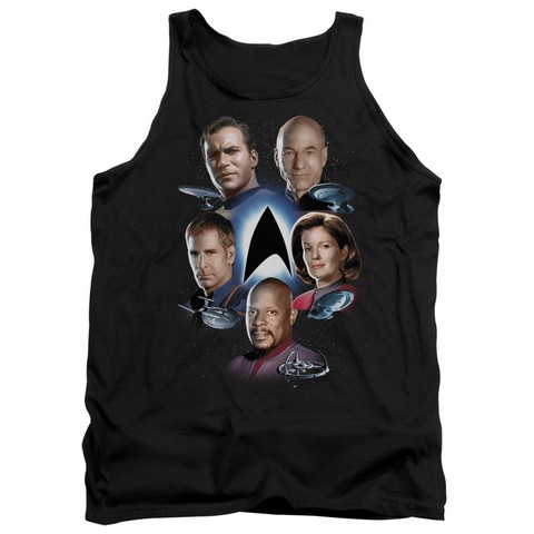 Star Trek-Starfleets Finest - Adult Tank Top - Black- Medium