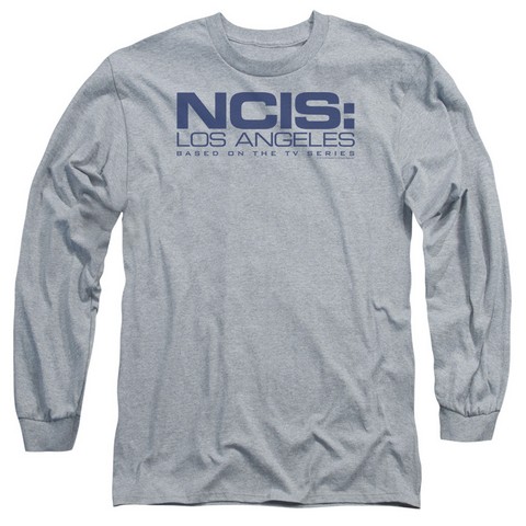 Ncis La-Logo - Long Sleeve Adult 18-1 Tee - Heather- Small