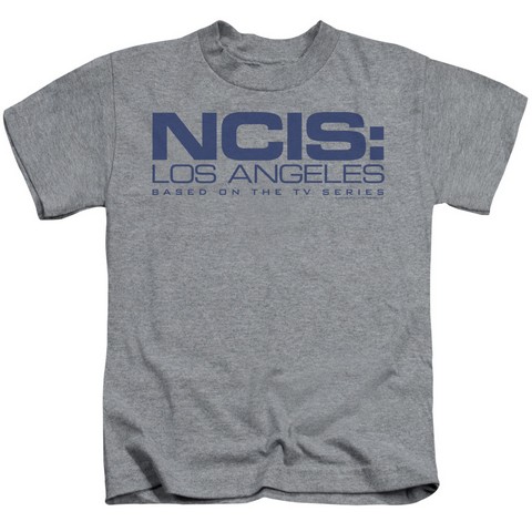 Ncis La-Logo - Short Sleeve Juvenile 18-1 Tee - Heather- Large 7