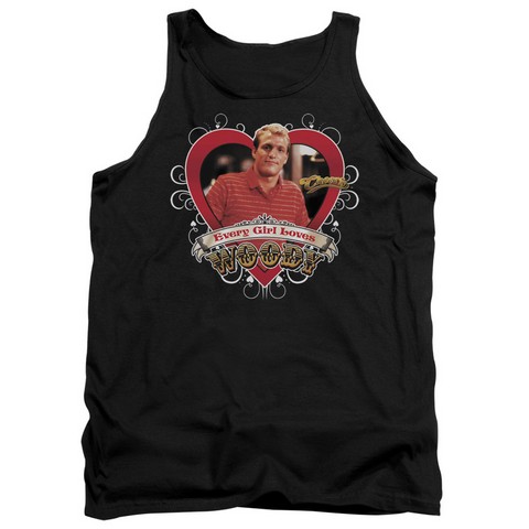 Cheers-Woody - Adult Tank Top - Black- Medium