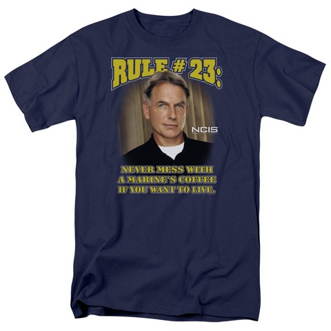 Ncis-Rule 23 - Short Sleeve Adult 18-1 Tee - Navy- 3X