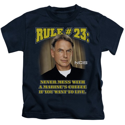 Ncis-Rule 23 - Short Sleeve Juvenile 18-1 Tee - Navy- Small 4