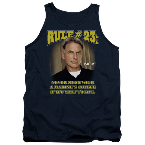 Ncis-Rule 23 - Adult Tank Top - Navy- Medium