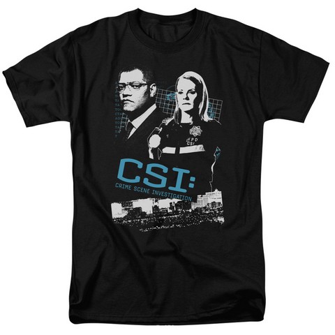 CSI-Investigate This - Short Sleeve Adult 18-1 Tee - Black- Small