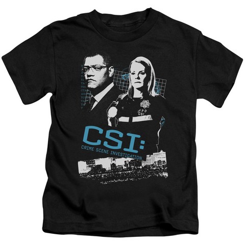 Csi-Investigate This - Short Sleeve Juvenile 18-1 Tee - Black, Small 4