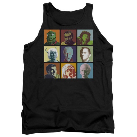 Star Trek-Alien Squares - Adult Tank Top - Black- Small