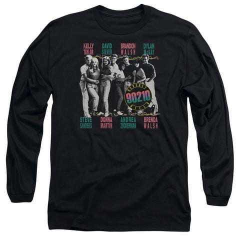 90210-We Got It - Long Sleeve Adult 18-1 Tee - Black- Small