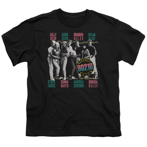 90210-We Got It - Short Sleeve Youth 18-1 Tee - Black- Medium