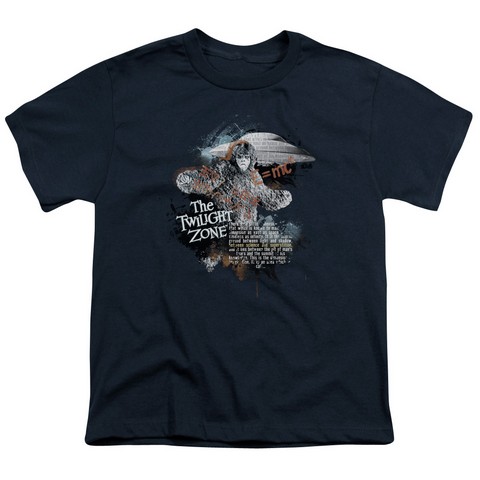 Twilight Zone-Science&Superstition 18-1 Tee - Navy- Small