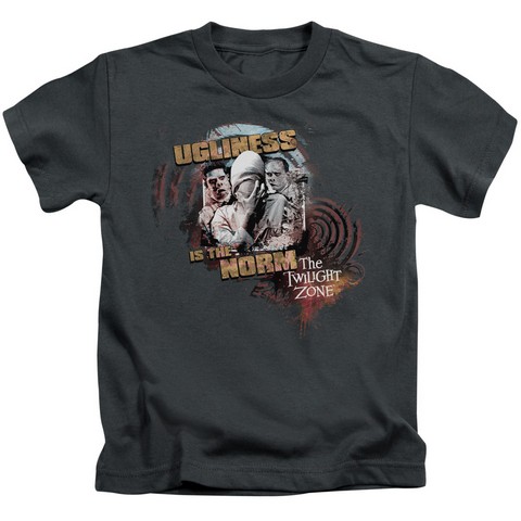 Twilight Zone-The Norm - Short Sleeve Juvenile 18-1 Tee - Charcoal- Large 7