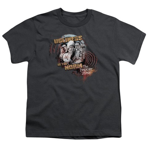 Twilight Zone-The Norm - Short Sleeve Youth 18-1 Tee - Charcoal- Medium