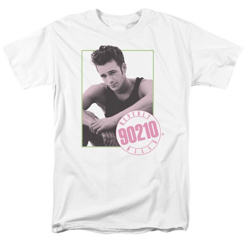 90210-Dylan Short Sleeve Adult 18-1 Tee - White - Extra Large