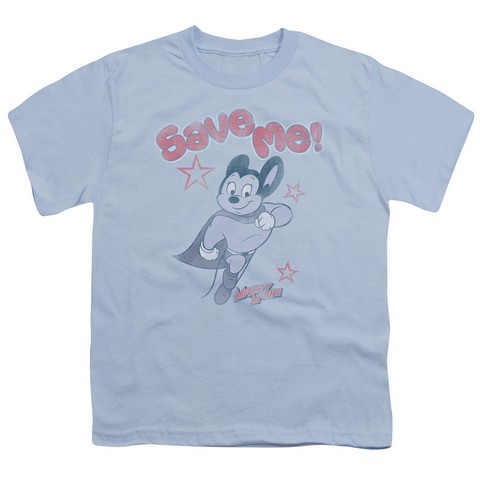 Mighty Mouse-Save Me - Light Blue- Small