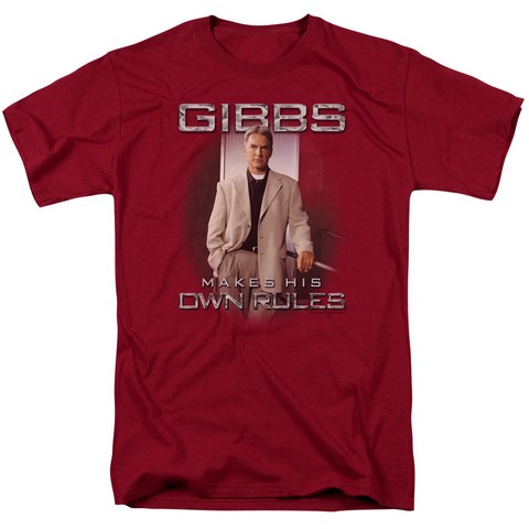 Ncis-Rule Maker - Short Sleeve Adult 18-1 Tee - Cardinal- 2X