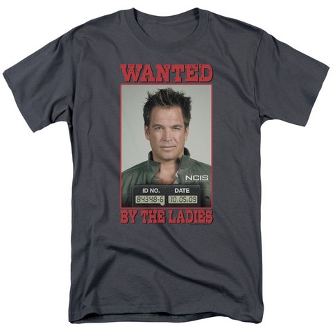 Ncis-Wanted - Short Sleeve Adult 18-1 Tee - Charcoal- Extra Large
